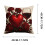 Housse de coussin en velours rose noir 45 x 45 cm 3