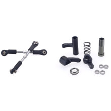 1 Set 8028 Steering Clutch Componen & 2Pcs 8124 Metal 75-85Mm Steering Rod for 1/8 Zd Racing 9116 9020 9072 9071 9203