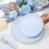 Red & Gold Disposable Plates – 50 Dinner + 50 Dessert 5