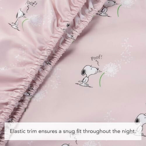 Σετ Σεντόνια Peanuts Παιδικά Queen Size - 4 Τεμάχια, Μαλακά Σεντόνια από Μικροΐνες με 2