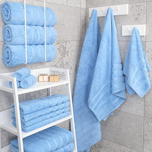 Ensemble de 6 serviettes en coton turc 600 g/m² 1