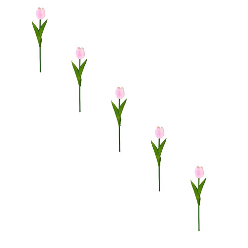 5dílná sada dekorací s umělými tulipány 1