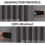 Dark Grey Blackout Curtains 120" with Grommets 5