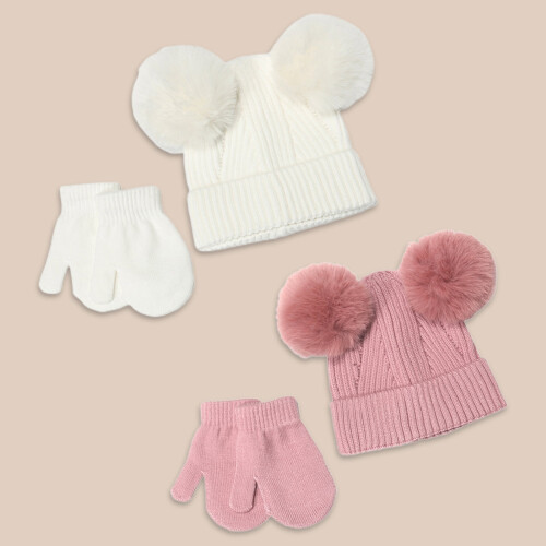 Kinderwintermuts en -handschoenen set (2 stuks) 1