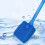 Double-sided algae scraper sponge brush with long handle, compatible with glass aquariums & kitchen—under $5! 4