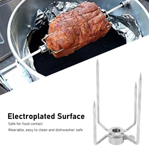 Klo Rotisseriegaffel Rustfrit Stål 0,4 Tommer Spydstang 2