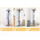 Ξύλινη κρεμάστρα για καπέλα και ομπρέλα - μαύρη, κρεμάστρα για παλτά και καπέλα σε 4