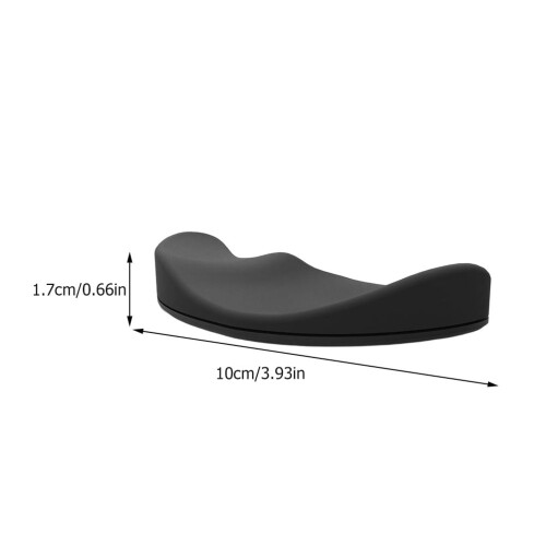 Σκληρό Mouse Pad OUNONA με σχέδιο μασάζ, στήριγμα καρπού γραφείου, μαύρο 1