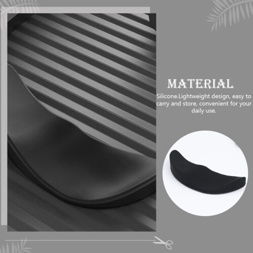 Σκληρό Mouse Pad OUNONA με σχέδιο μασάζ, στήριγμα καρπού γραφείου, μαύρο 2