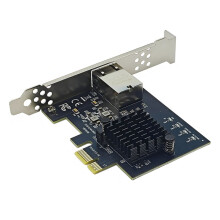 Tarjeta de Red de 10 Gbps, Adaptador de Red Ethernet de 10 Gbps RTL8127AT PCIe 4.0 X1 A RJ45, Compatible con LAN Cableada PXE.