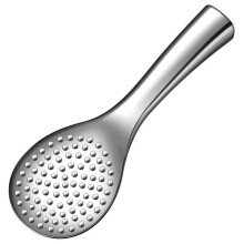Stainless Steel Rice Paddle, Non-Stick, Ergonomic Handle, Stand- Design, Multipurpose 7.9-Inch