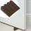 Rubber Door Stopper Wedge 4 Pack Coffee Colour 5