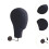 Manikin Head Display for Hairpieces Black Wall Mounted 6
