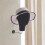 Manikin Head Display for Hairpieces Black Wall Mounted 8