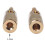 Yage1Pair Σπειροειδείς επιχρυσωμένες υποδοχές ήχου μπανάνας για ηχεία οικιακού 3
