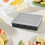 Large Silicone Ice Cube Tray with Lid, Food Grade, 5