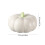 White Pumpkin-Shaped 3-Compartment Serving Tray 2