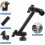 Adjustable Shower Arm 5" Matte Black, Universal Connection, Angle Adjustment, Anti-Leak, Easy Install 4