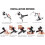 Adjustable Shower Arm 5" Matte Black, Universal Connection, Angle Adjustment, Anti-Leak, Easy Install 7