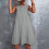 Robe d'été QLEICOM, grande taille, robe décontractée, robe de plage ample sans manches à col rond, couleur grise XL. 3