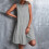 Robe d'été QLEICOM, grande taille, robe décontractée, robe de plage ample sans manches à col rond, couleur grise XL. 6