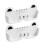 Cat-Shaped Wall-Mounted Sunglass Organizer, PP, White, 2 4