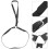 Truck Hat Rack PU Leather Black 1 Set 3