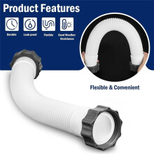 3PCS 11535 Pool Pump Hose 15.8In Salt Water Pump Hoses for Pool Sand Filter Pumps Saltwater Systems for Pool Accessories
