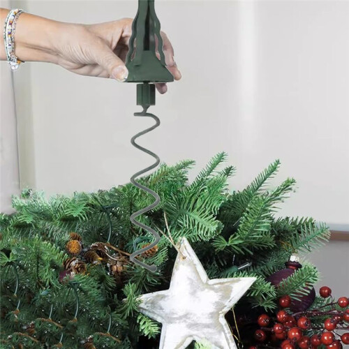 Christmas Tree-Topper Holder Universal Adjustable for Stabilizing and Supporting Top Decors Fits Various Treetops 1