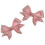 Satin bow shoe clips pink 8.5 x 6 x 2 cm 3