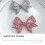Satin bow shoe clips pink 8.5 x 6 x 2 cm 5