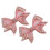 Satin bow shoe clips pink 8.5 x 6 x 2 cm 6