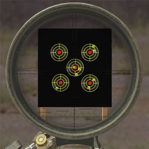 200Pcs Self Adhesive Shooting Target Sticker 7.6cm Splatter  Amp Reactive Practice Training Stickers 2