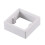 2 Pieces Single Socket Spacers Wall Plate Spacers for Kitchen Bedroom Office white 8
