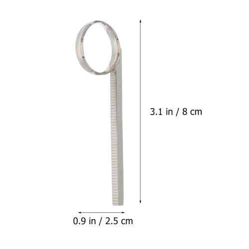 Finger Ring for B Flat Trumpet Slide Accessory Replacement Silver 1