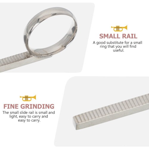 Finger Ring for B Flat Trumpet Slide Accessory Replacement Silver 2