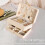 2-Layer Jewelry Organizer Box – Beige PU Leather, Portable 3