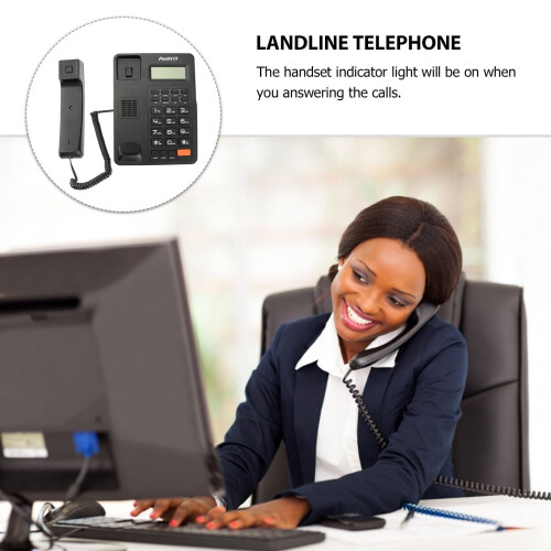 Business Landline Phone with LCD Screen 1 Unit 1