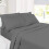 Σετ Σεντόνια Queen Extra Deep Pocket Grey 6 Τεμαχίων 2