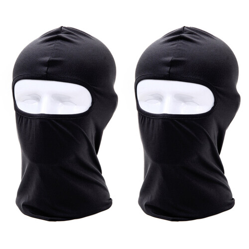 2Pcs Sun Dust Proof Breathable Balaclava Full Coverage Face Mask 1
