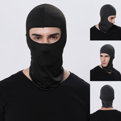 2Pcs Sun Dust Proof Breathable Balaclava Full Coverage Face Mask 2
