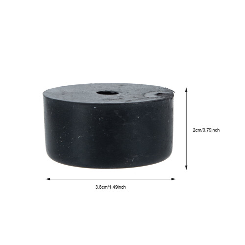 Rubber Speaker Spike Pads – 8 pcs, 3.8 x 3.8 x 2 cm 1