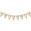 Burlap Easter Banner with White Bunny & Carrot Pattern 3