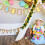 Burlap Easter Banner with White Bunny & Carrot Pattern 5