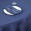 BalsaCircle 120" Navy Blue Round Polyester Tablecloth 5