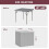2 Pack 34x34x30in Fitted Square Tablecloths 5