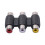 Adaptérový prodlužovací kabel 3RCA AV Audio Video samice-samice 6