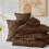 Brown Full Size Comforter Set 7-Piece Pinch Pleat 6