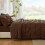 Brown Full Size Comforter Set 7-Piece Pinch Pleat 8