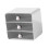 3-Layer Plastic Desktop Storage Box, Large Capacity Makeup Organizer 12